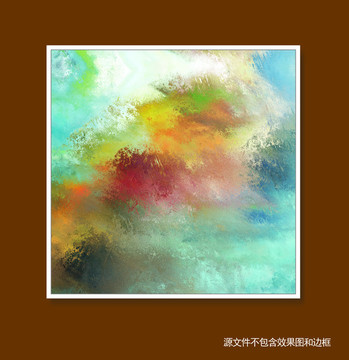 抽象油畫
