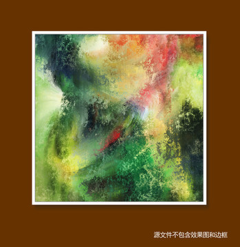抽象油畫