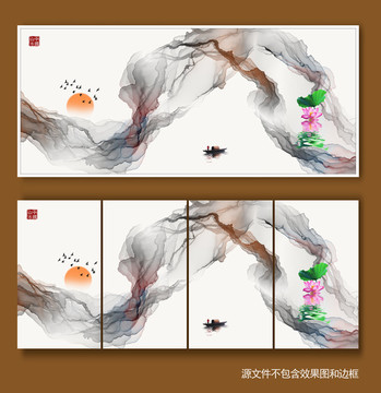 禪韻 寫意裝飾畫