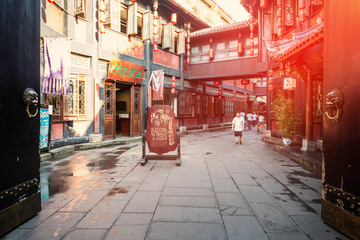 錦里古鎮(zhèn)街景
