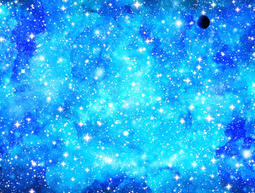 藍(lán)色星空背景墻