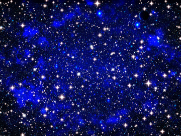藍(lán)色星空?qǐng)D