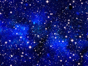 藍(lán)色星空星云