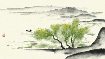 寫意山水畫