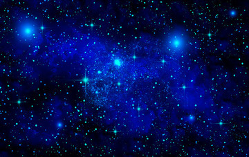 藍(lán)色星空?qǐng)D
