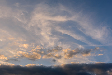 晚霞 彩云 蓝天 夕阳