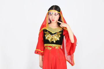 维吾尔族少女 