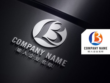 LB字母LOGO BL标志设计