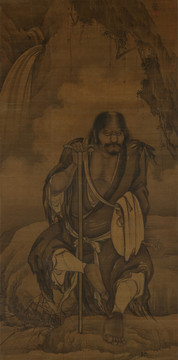 顏輝 李仙像軸