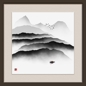 水墨山水