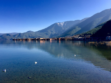 泸沽湖大落水村