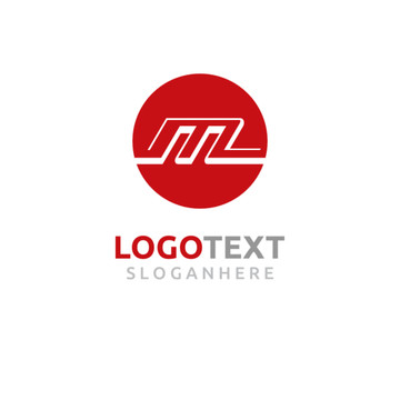 M字母 標志logo