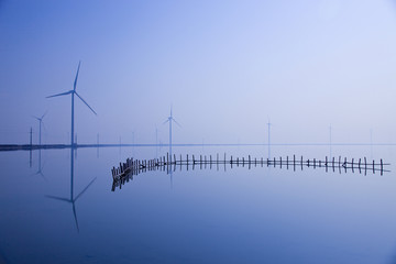 水墨湿地风光 简约照片