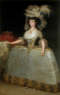 戈雅 玛丽路易丝女王的肖像