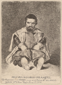 戈雅 Seb的肖像素描画