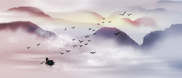 中國風(fēng)意境山水