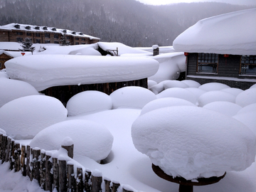 雪乡雪景牡丹江雪景