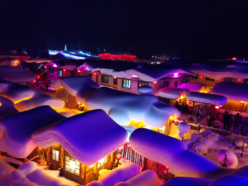 雪乡雪景牡丹江雪景