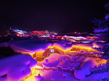 雪乡雪景牡丹江雪景