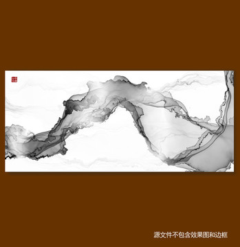 水墨煙云 意境水墨裝飾畫