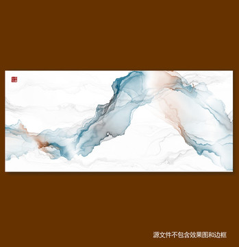 水墨煙云 意境水墨裝飾畫