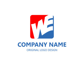 WE字母 LOGO設(shè)計(jì)