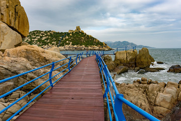 岩石 海边 风景 那琴半岛 台