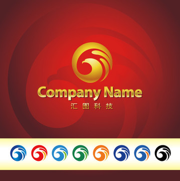 金融logo 鹰头logo