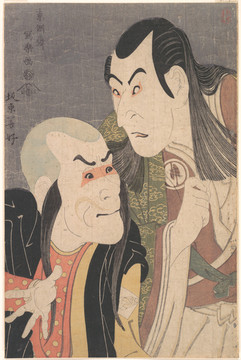 東洲齋 武士圖浮世繪