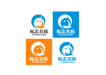 陽光騰飛鷹字母Q標志