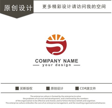 logo 绿叶 猫咪