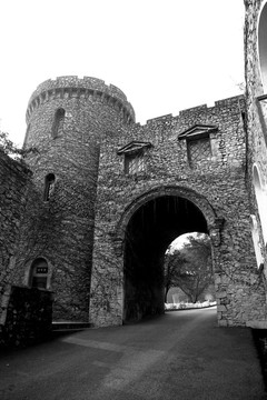 城堡 古堡 门洞