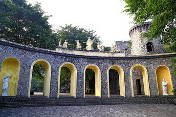 城堡 门洞 雕塑