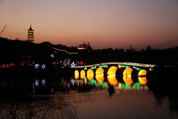 重庆 园博园 夜景