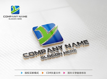 Y字母 LOGO设计