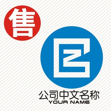 GZ字母logo标志