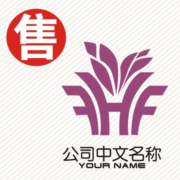 HF花logo标志