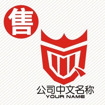 Q川盾皇冠logo标志
