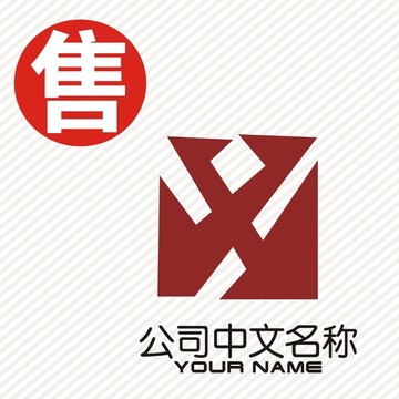 X地产投资logo标志
