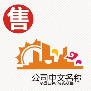 城都市门户logo标志