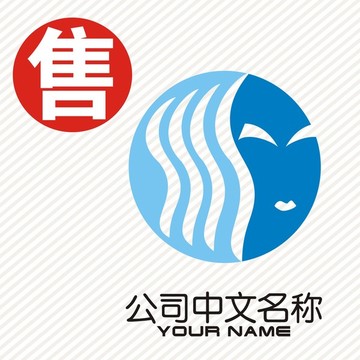 美容美发logo标志