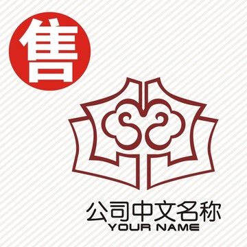 旗袍服装logo标志