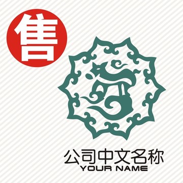 天马云logo标志