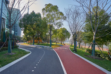 上海滨江大道 健身步道 高清