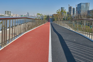 上海滨江大道 健身步道 高清