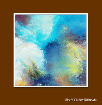 抽象油畫