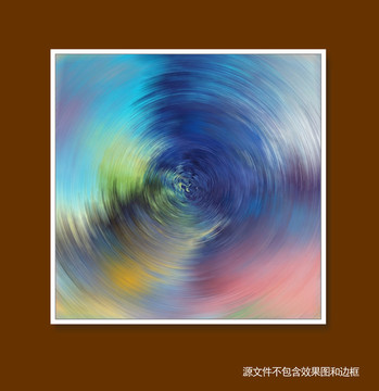 抽象油畫