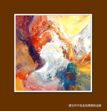 抽象油畫