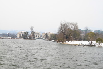 雪景 下雪了