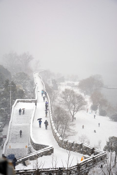 南京雪景